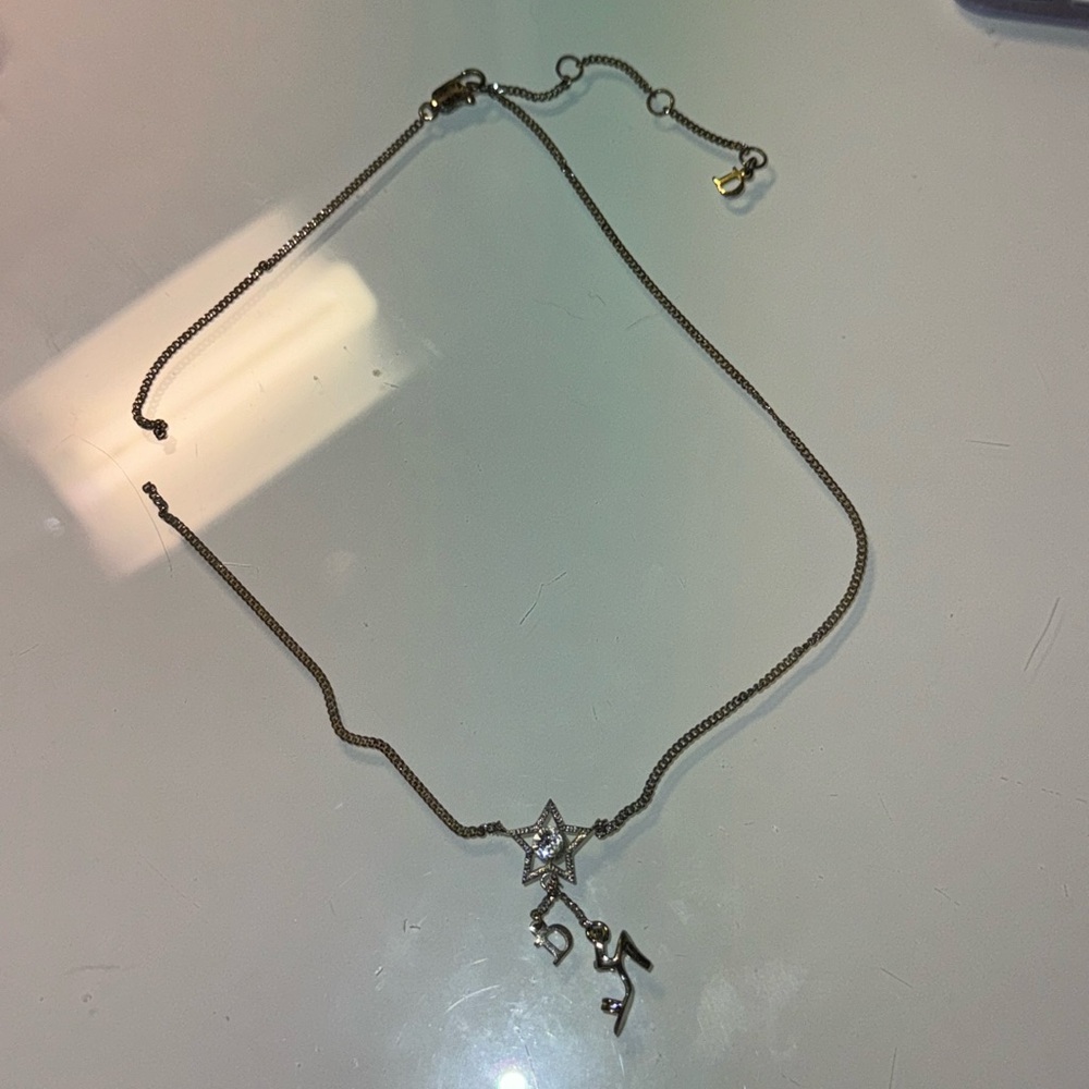 Vintage Dior Shoe charm necklace